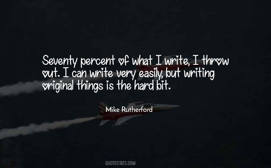 Mike Rutherford Quotes #1861546