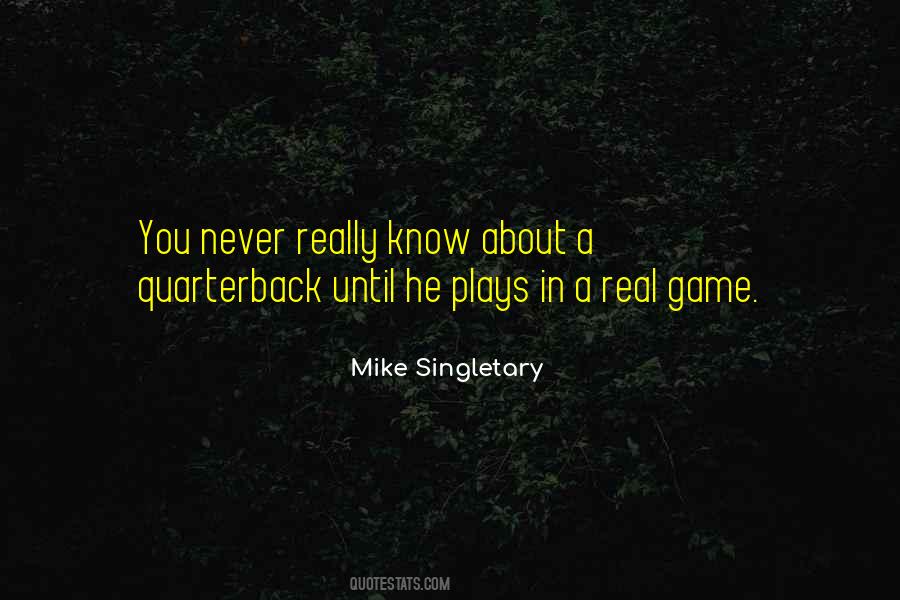 Mike Singletary Quotes #18124