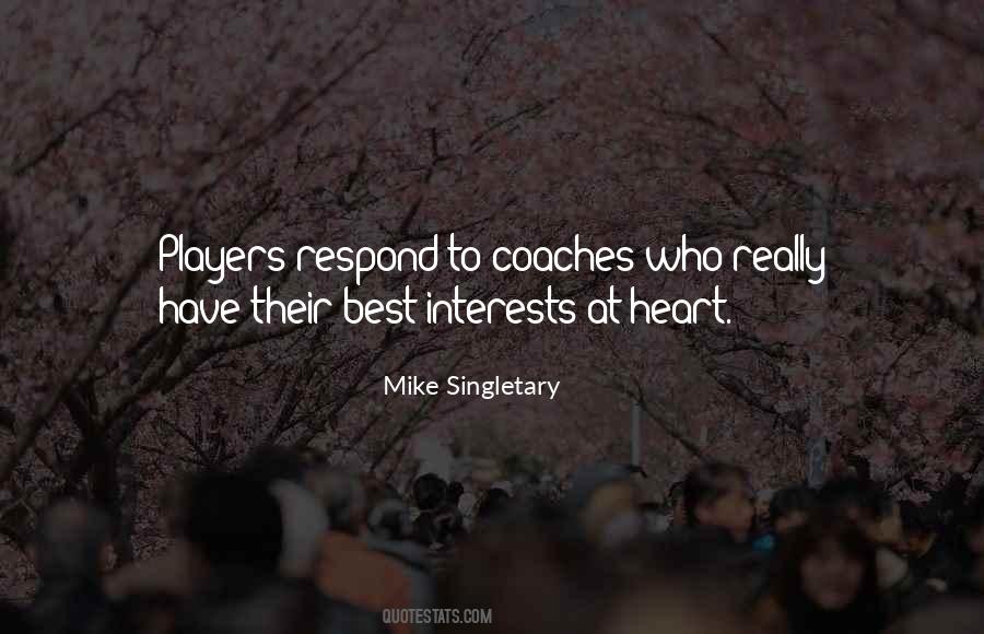 Mike Singletary Quotes #388159