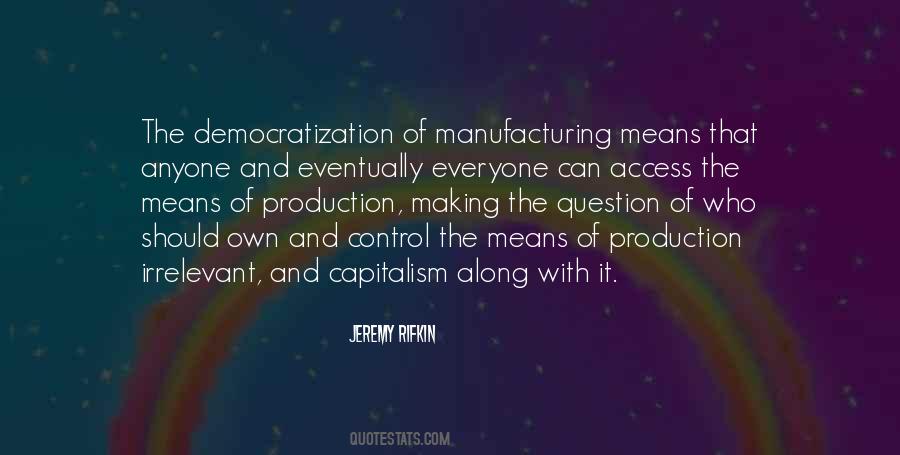 Quotes About Democratization #1061407