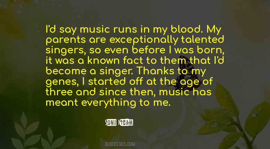 Quotes About Talented Singers #226631