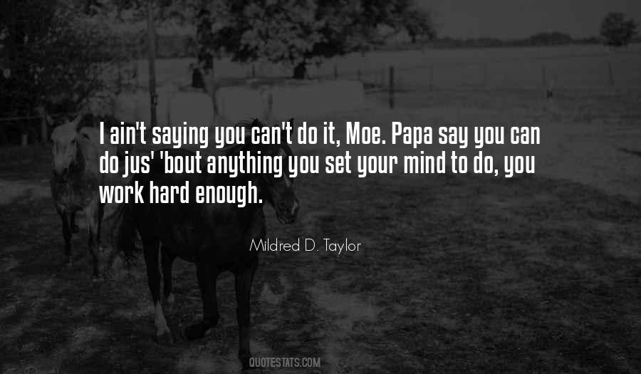 Mildred D Taylor Quotes #1112918