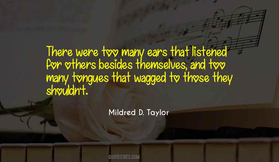 Mildred D Taylor Quotes #767181