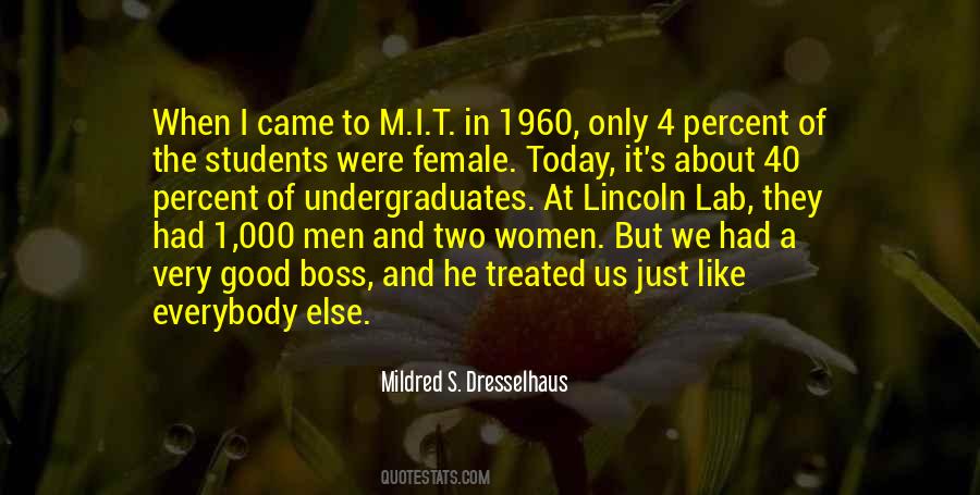 Mildred Dresselhaus Quotes #753752