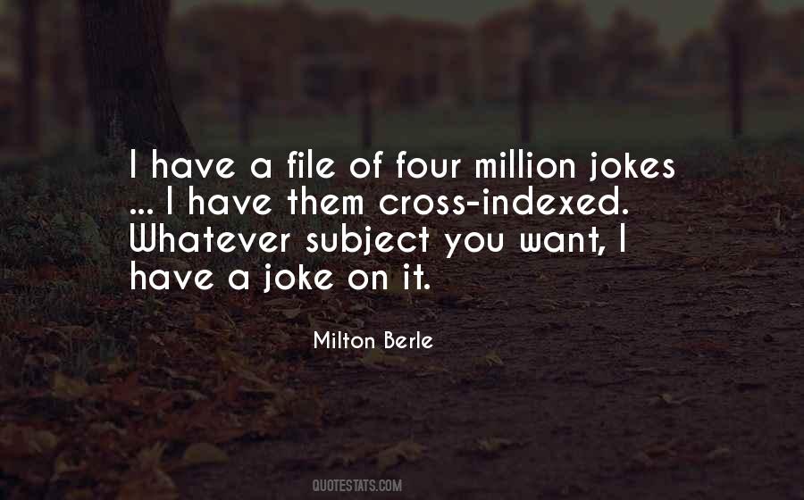 Milton Berle Quotes #80264