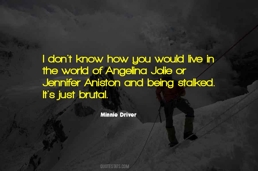 Minnie Driver Quotes #409826