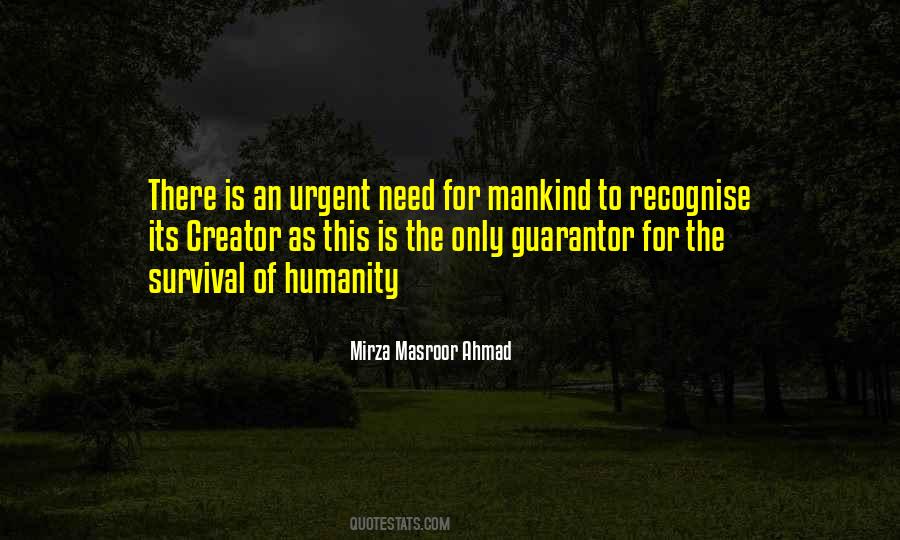 Mirza Masroor Ahmad Quotes #1289728