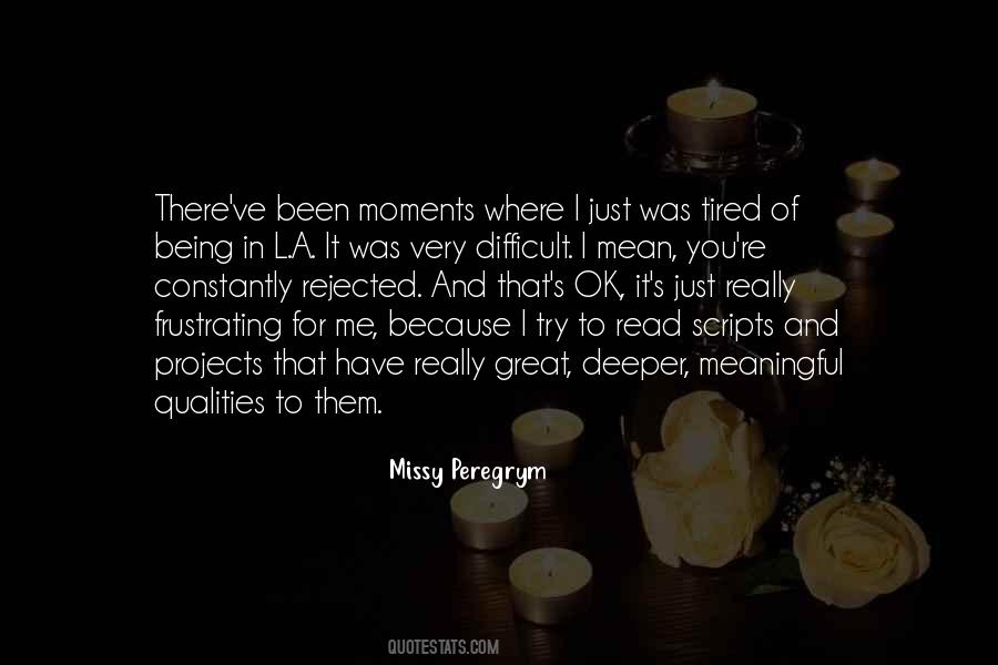 Missy Peregrym Quotes #1544308