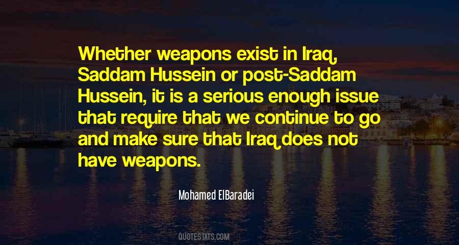 Mohamed Elbaradei Quotes #1072836