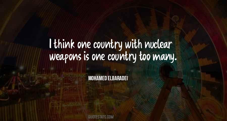 Mohamed Elbaradei Quotes #1268465