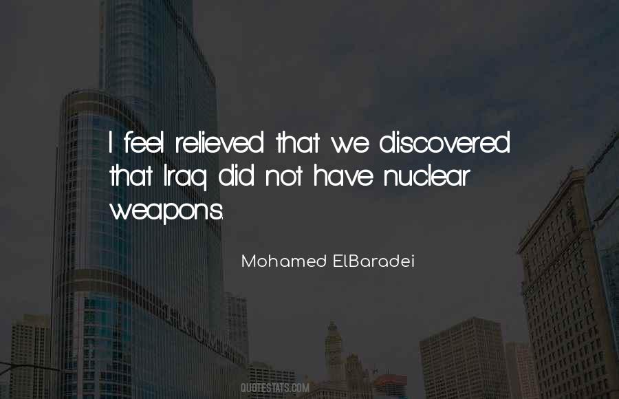 Mohamed Elbaradei Quotes #1566555