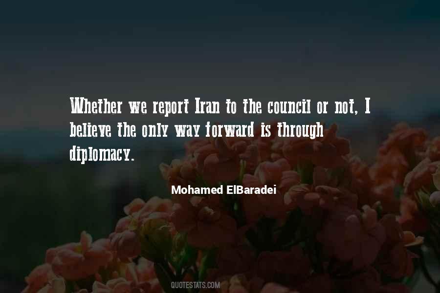 Mohamed Elbaradei Quotes #281225