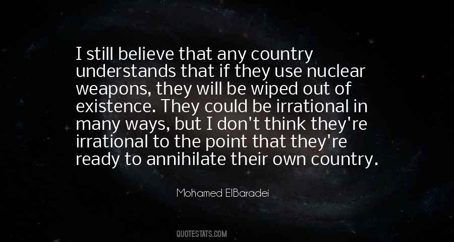 Mohamed Elbaradei Quotes #563709