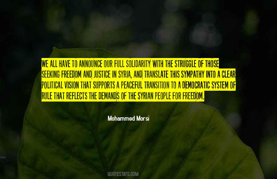 Mohammed Morsi Quotes #353491