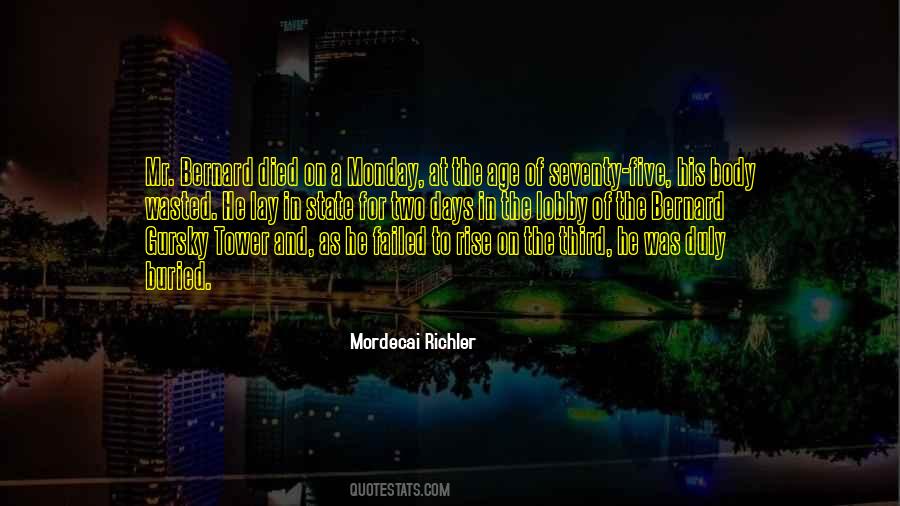 Mordecai Richler Quotes #1191279