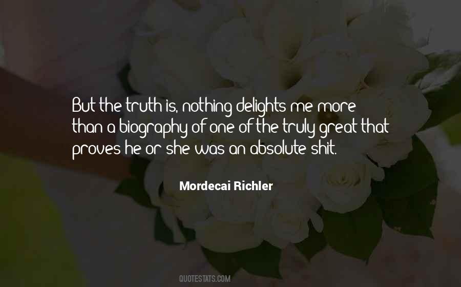 Mordecai Richler Quotes #654254