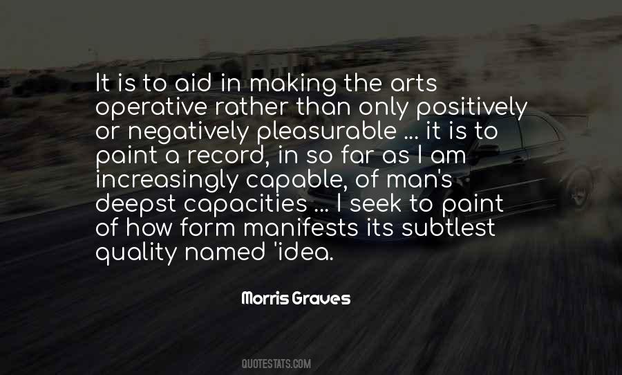 Morris Graves Quotes #1795393