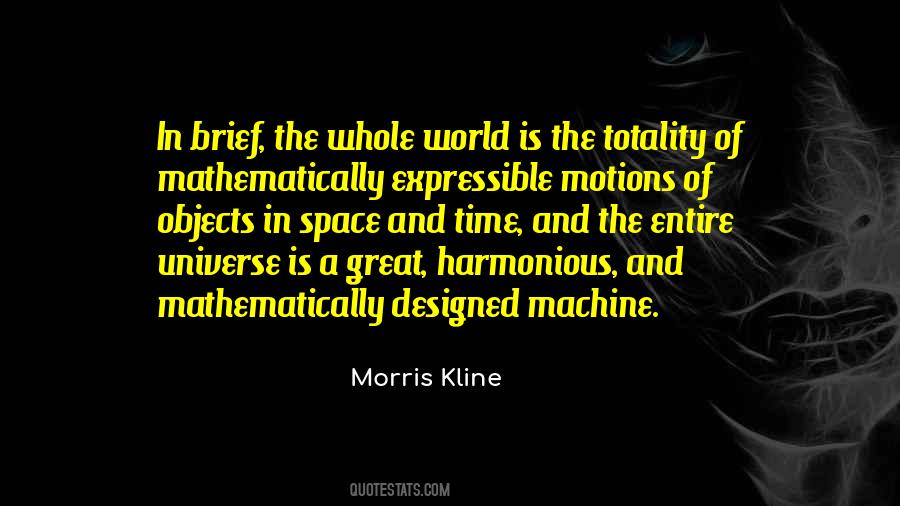 Morris Kline Quotes #218411