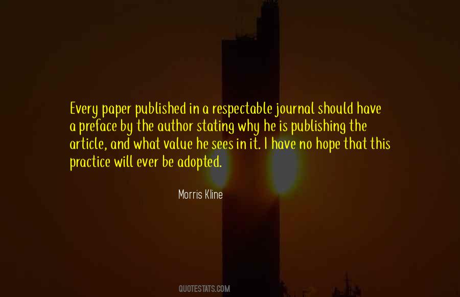 Morris Kline Quotes #941877