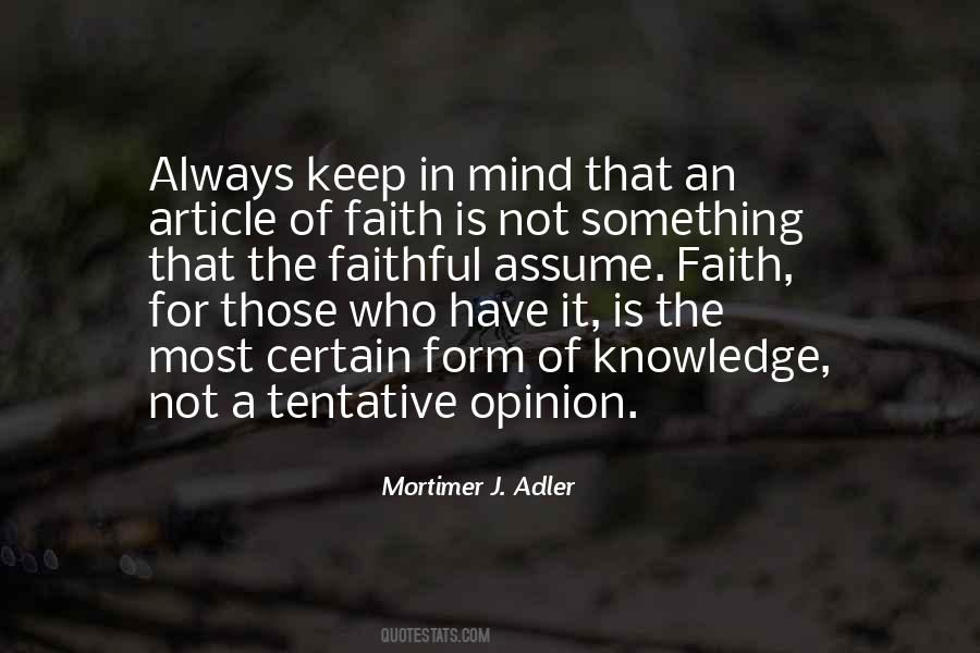 Mortimer J Adler Quotes #1608058