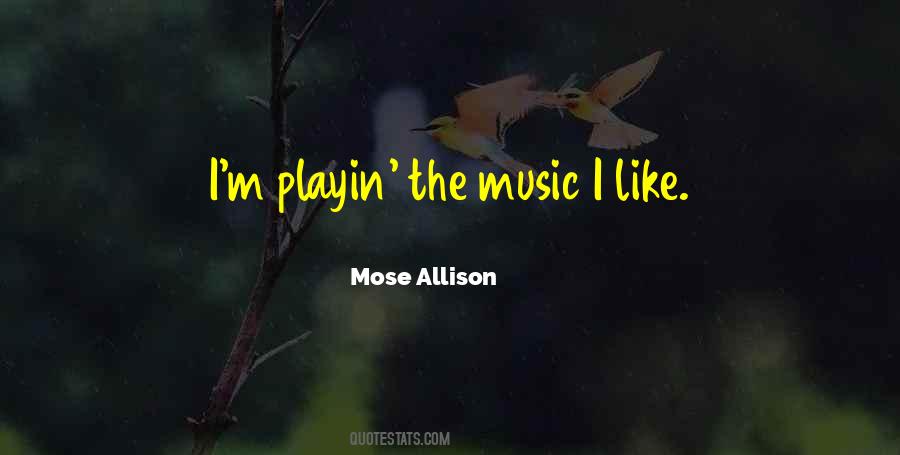Mose Allison Quotes #127724