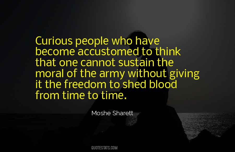 Moshe Sharett Quotes #190015