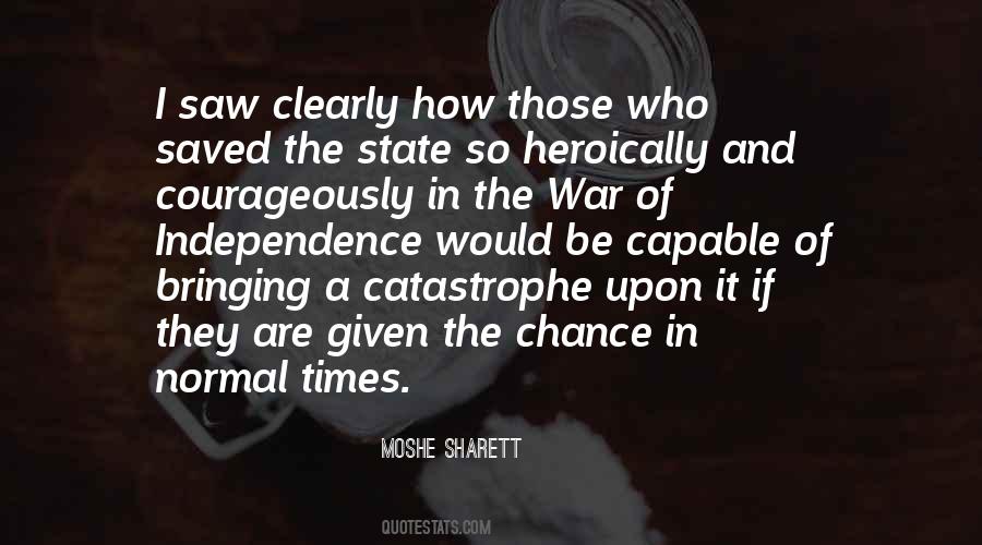 Moshe Sharett Quotes #655022