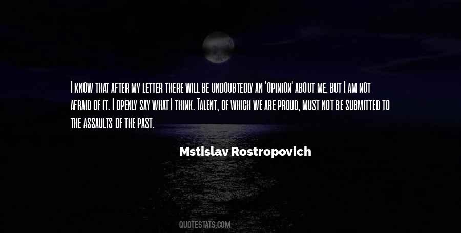 Mstislav Rostropovich Quotes #1236199