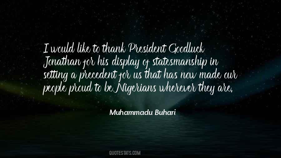 Muhammadu Buhari Quotes #1567041