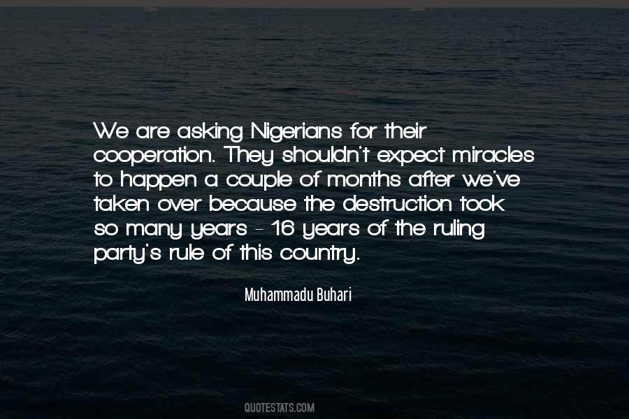 Muhammadu Buhari Quotes #68983