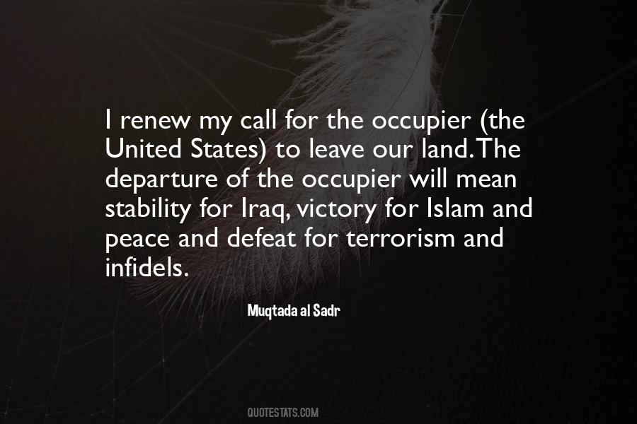 Muqtada Al Sadr Quotes #873162