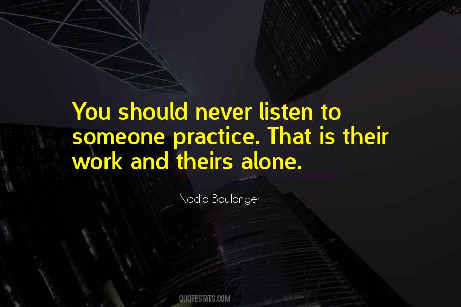 Nadia Boulanger Quotes #1201474