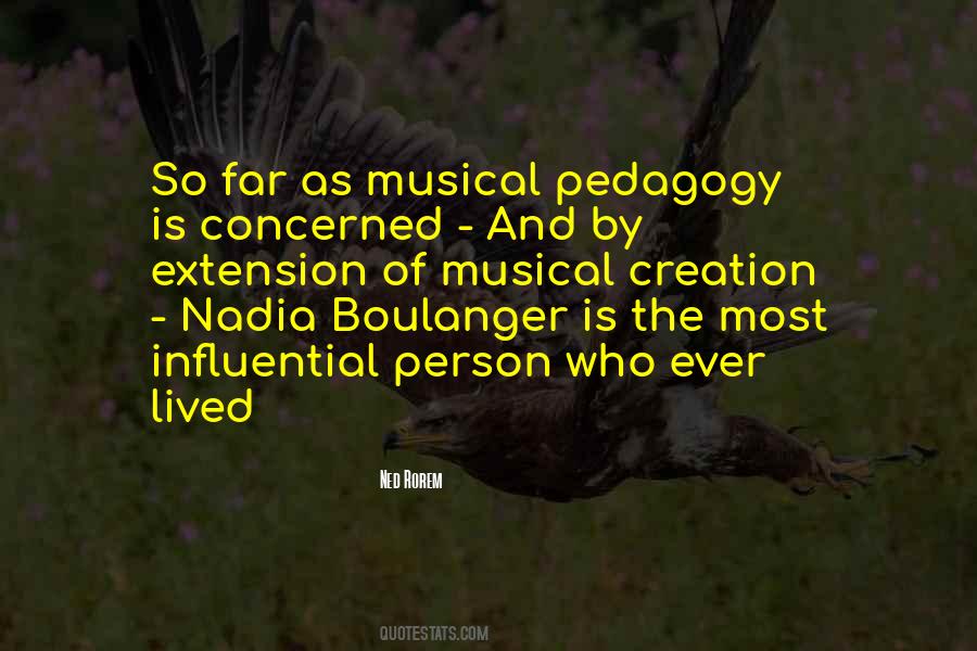 Nadia Boulanger Quotes #1437512