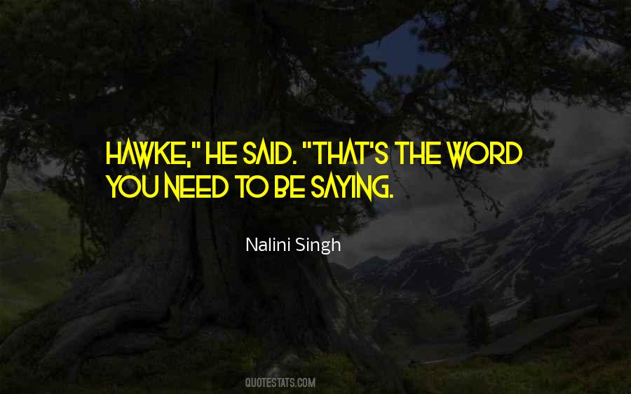 Nalini Singh Quotes #236971