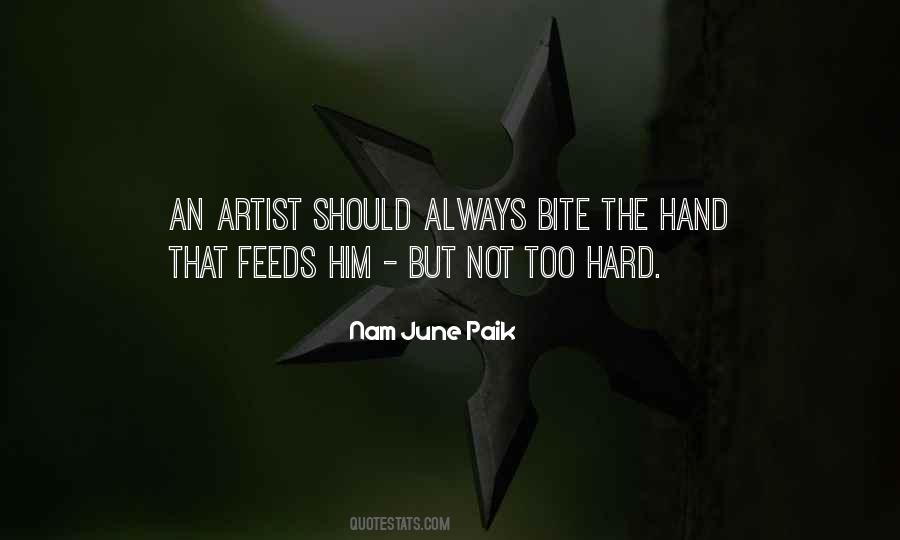 Nam June Paik Quotes #398416