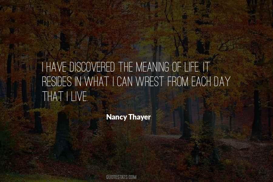 Nancy Thayer Quotes #940585