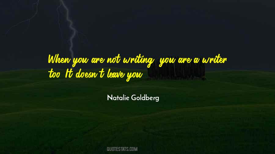 Natalie Goldberg Quotes #1019702