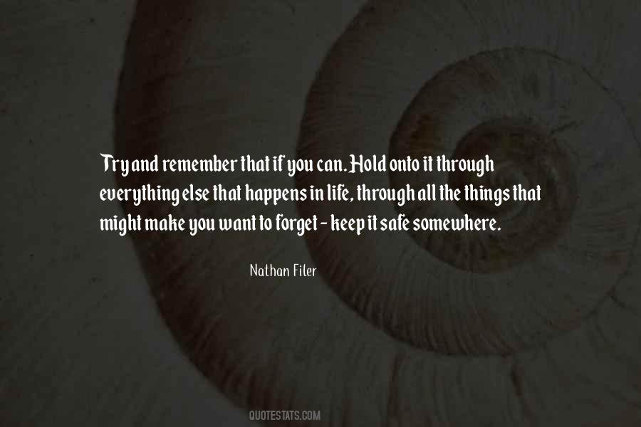 Nathan Filer Quotes #474897