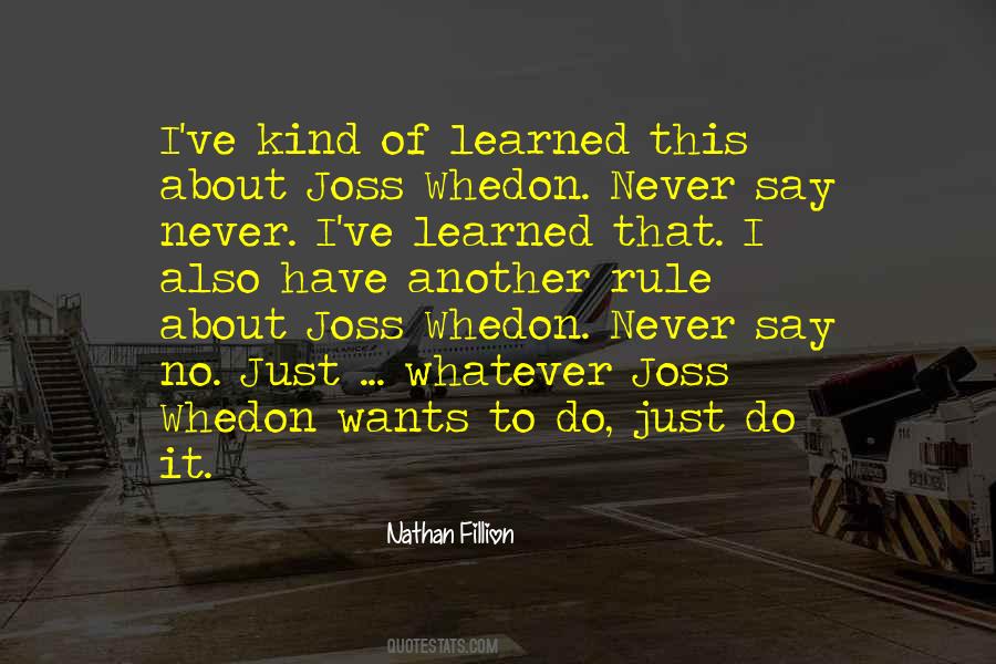 Nathan Fillion Quotes #471111