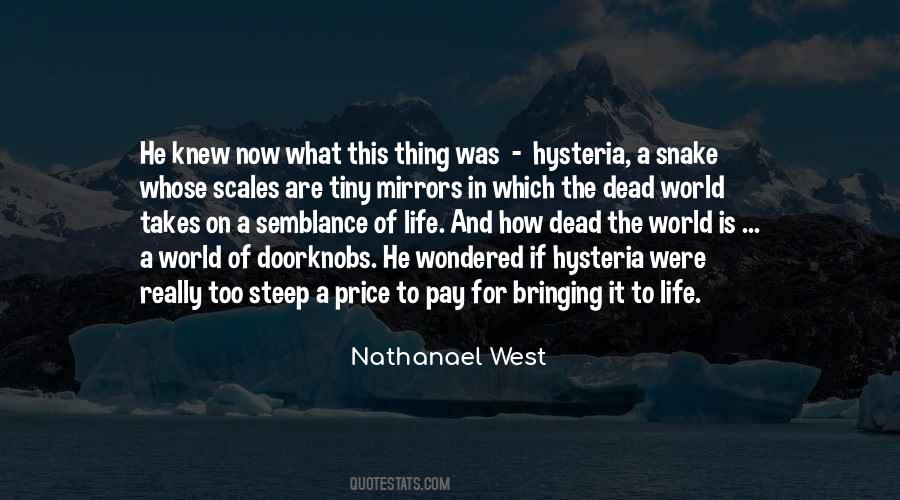 Nathanael West Quotes #1516944