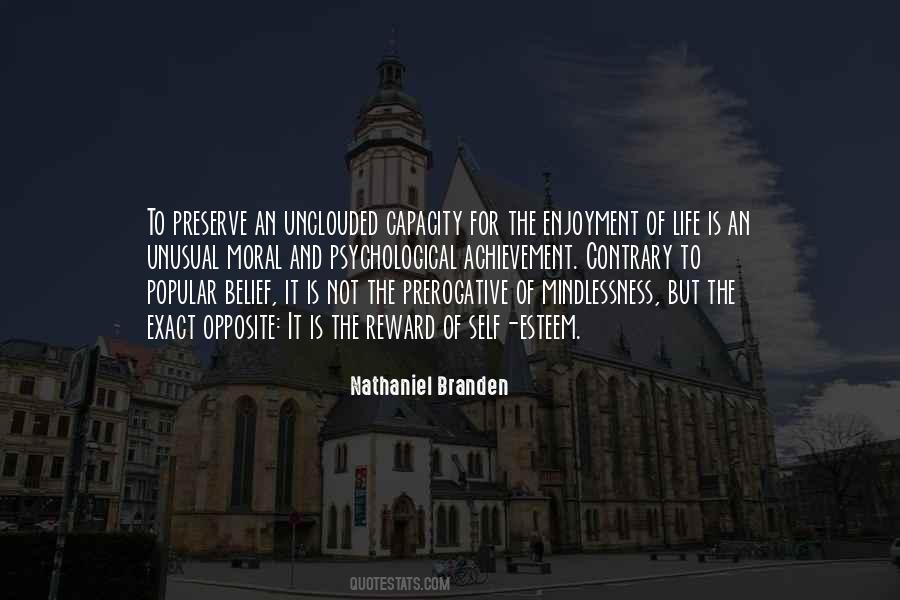 Nathaniel Branden Quotes #153557