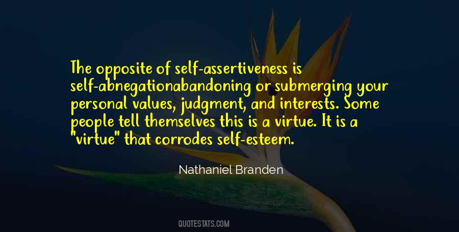 Nathaniel Branden Quotes #42004