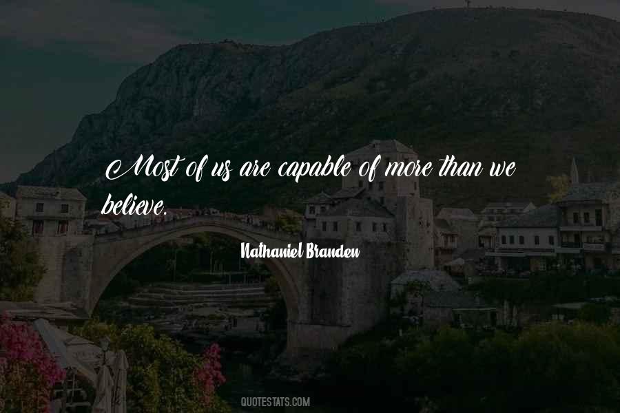 Nathaniel Branden Quotes #503107