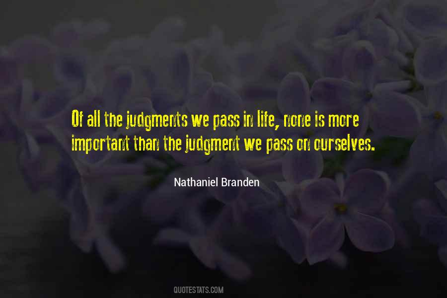 Nathaniel Branden Quotes #961128