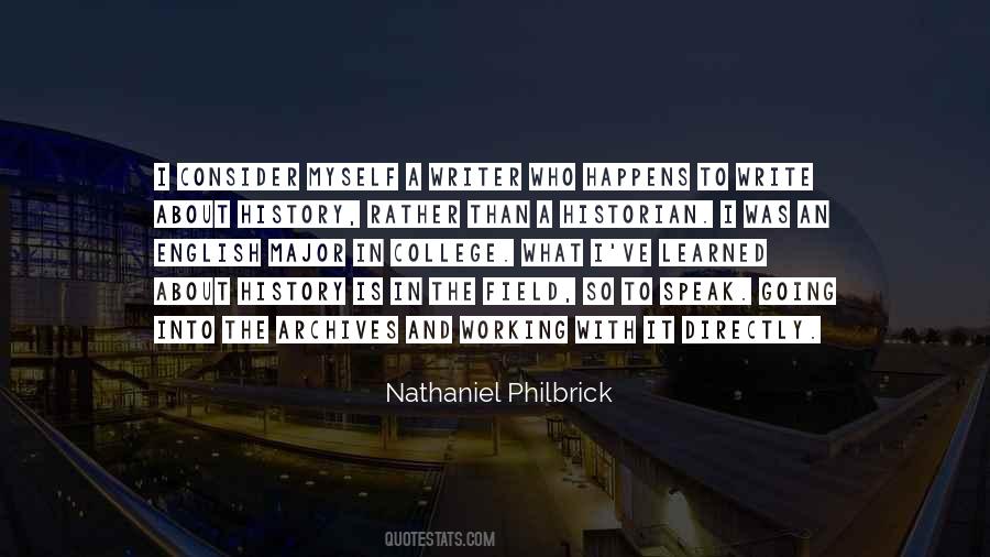 Nathaniel Philbrick Quotes #1564689