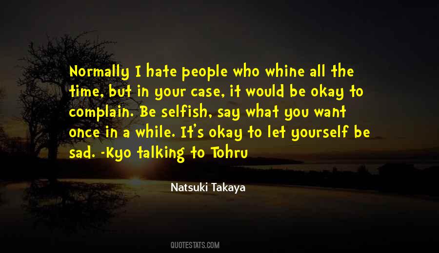 Natsuki Takaya Quotes #1272691