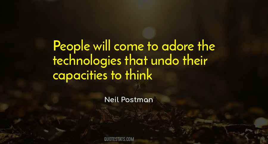 Neil Postman Quotes #667733