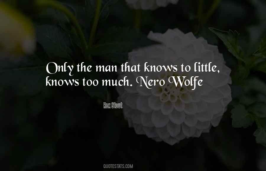 Nero Wolfe Quotes #562422