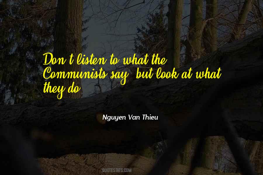 Nguyen Van Thieu Quotes #1543627