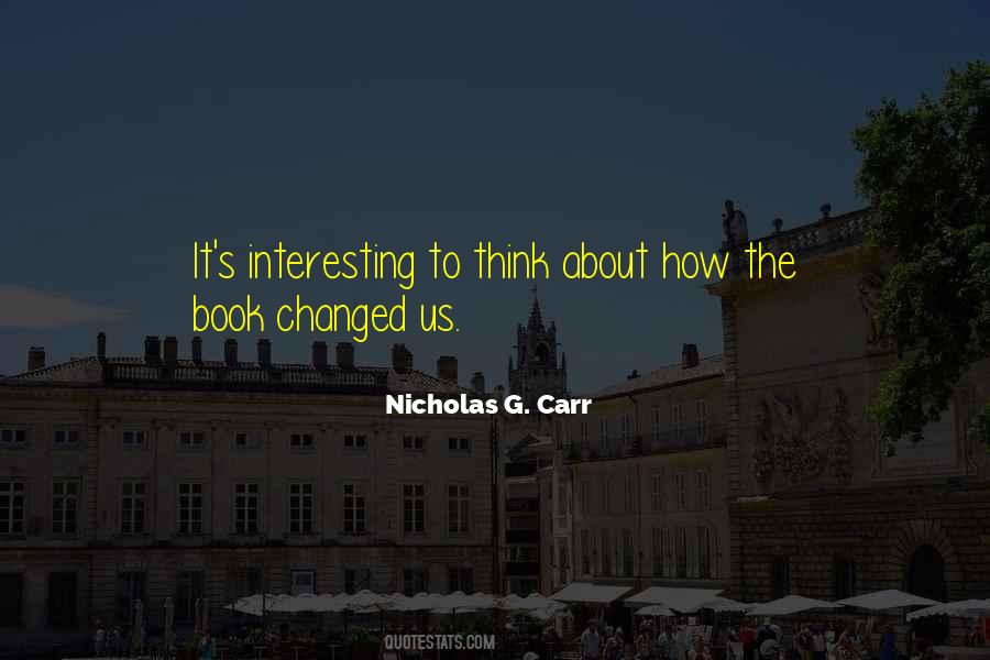 Nicholas Carr Quotes #704304